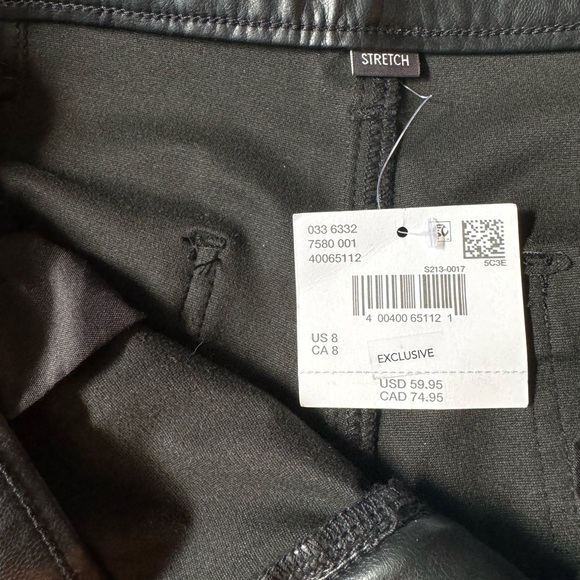 Pleather High Rise Shorts - Picture 3 of 4